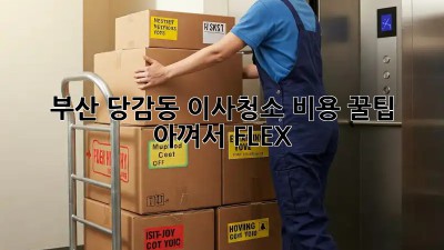 부산 당감동 이사청소 비용 꿀팁🍯 아껴서 FLEX💸